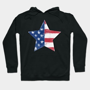 American Flag Star Hoodie